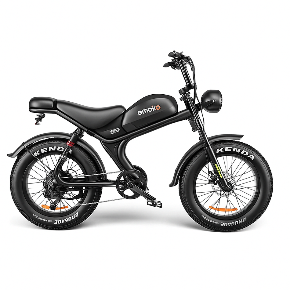 Emoko C93 Moped-Style E-Bike 20x4 Inch Fat Tyre 1000W